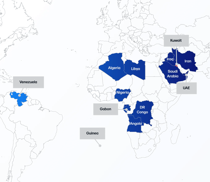 OPEC (or the Organization of the Petroleum Exporting Countries)