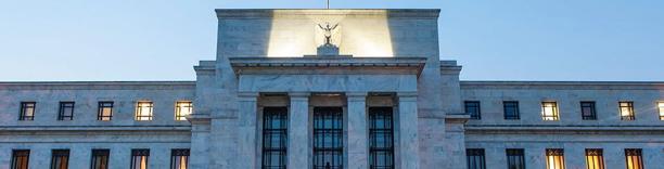 US Federal Reserve building exterior, representing central banking and monetary decisions