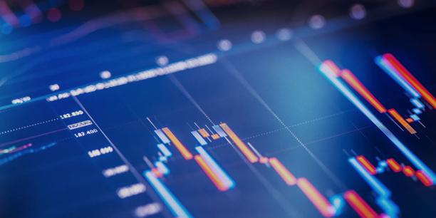 Financial trading chart showing price movements, market trends, and technical analysis indicators on a digital platform.