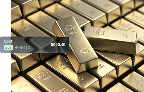 Pile of 1000g gold bars - 999.9 purity