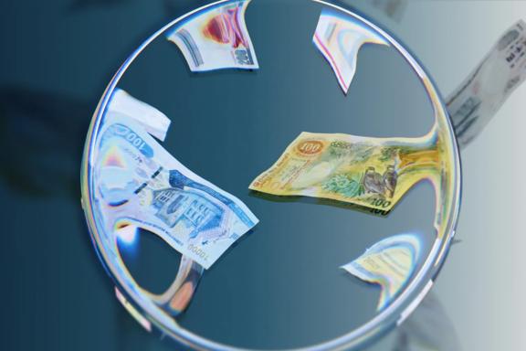 International banknotes representing global currencies and foreign exchange.