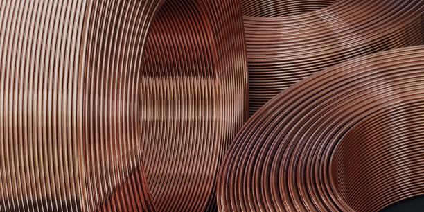 Coils of copper wire